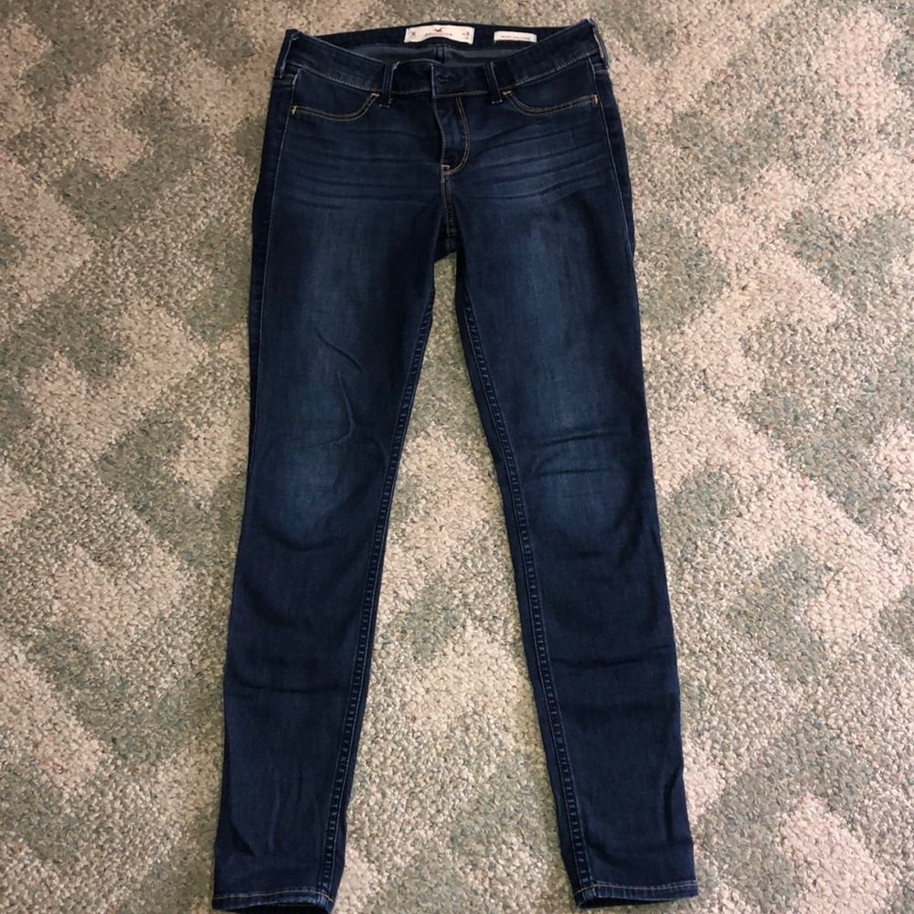 Dark wash skinny jeggings SIZE: 3regular
